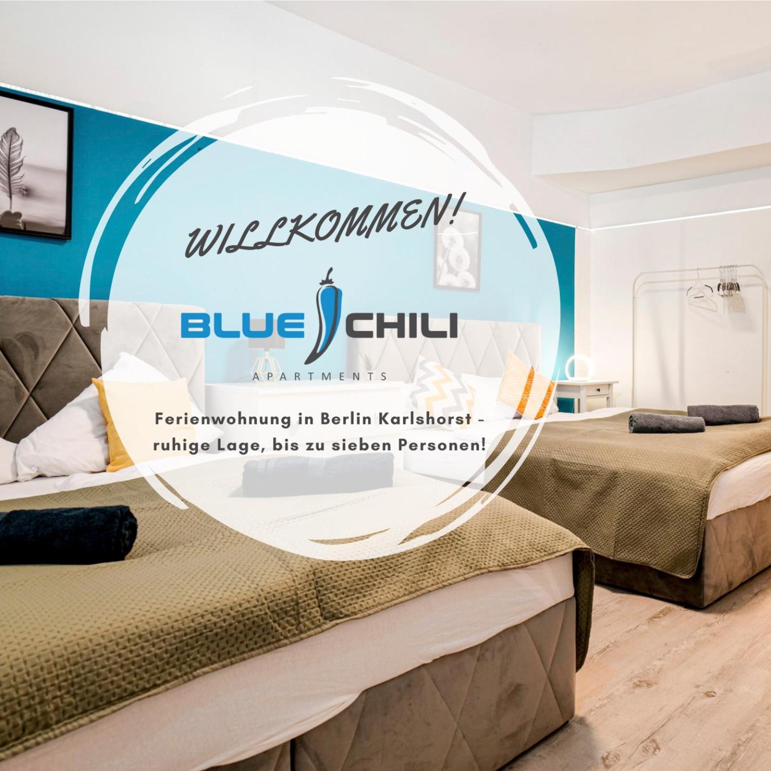 Blue Chili 31 - Stadtwohnung Fuer 7 - Modern Zentral Karlshorst Wlan Berlin Exterior foto